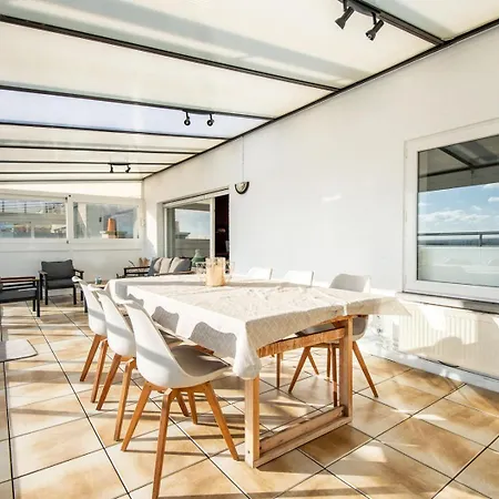 Penthouse Met Groot Terras En Schitterend Zicht 公寓 布兰肯贝赫